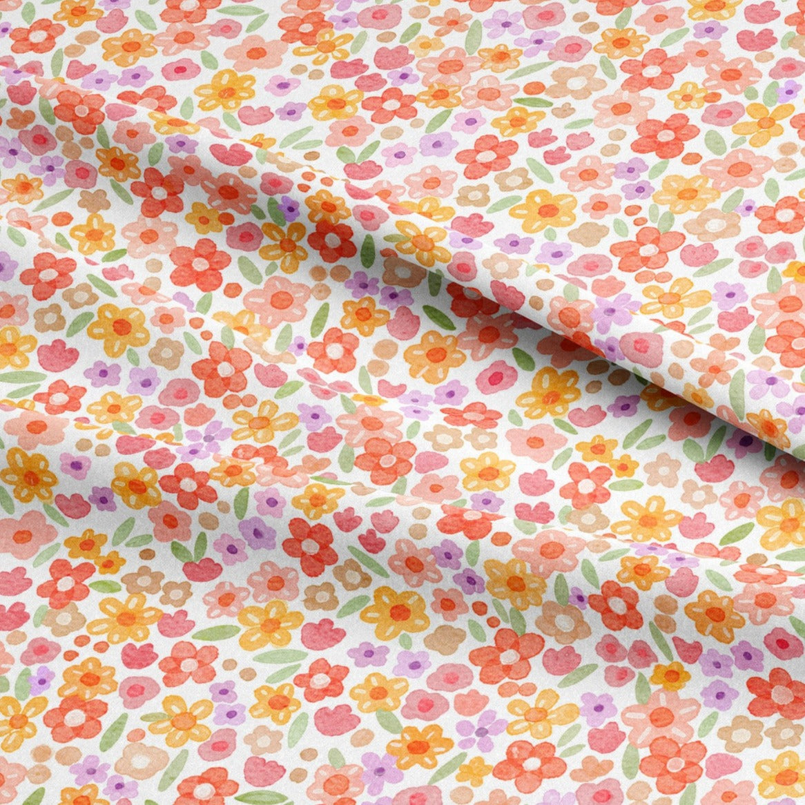 Jersey Fabric Ditsy Summer Flower Jelly Fabrics Jelly Fabrics Ltd