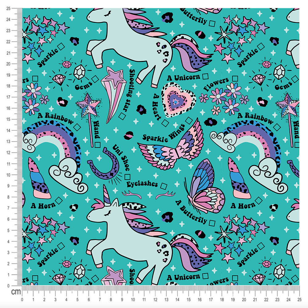 Unicorn hot sale jersey fabric