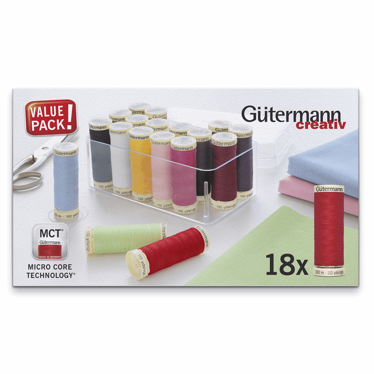 Gutermann Sewing Thread Box - 27 Spool