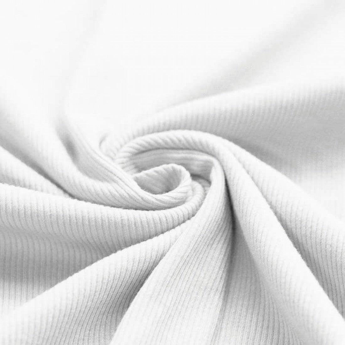 merchant and mills cotton rib knit white