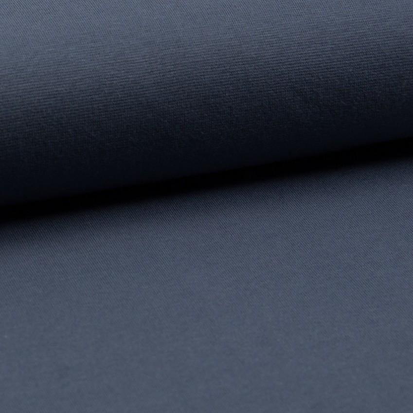 Black Organic Cotton Tubular Ribbing Fabric