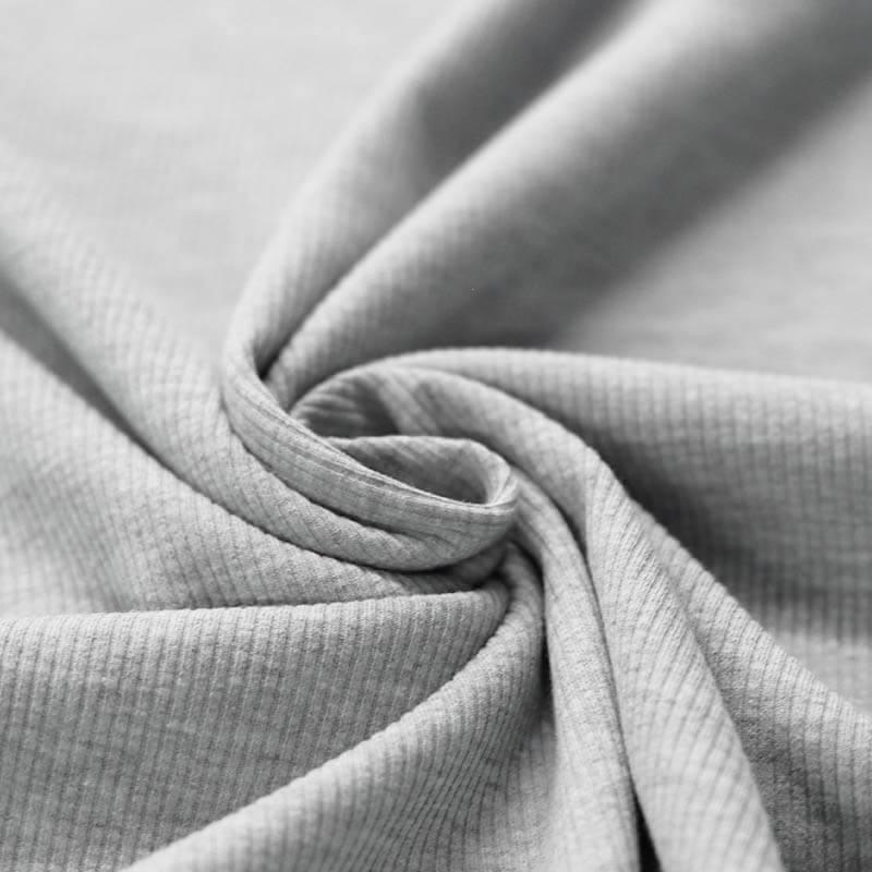 Heather Gray Cotton Jersey Fabric