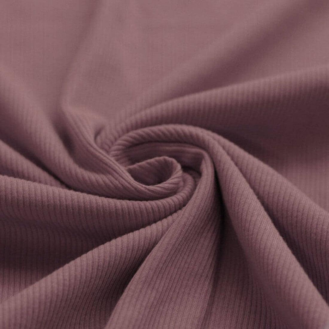 Ribbed Jersey Fabric - Old Mauve  Jelly Fabrics – Jelly Fabrics Ltd
