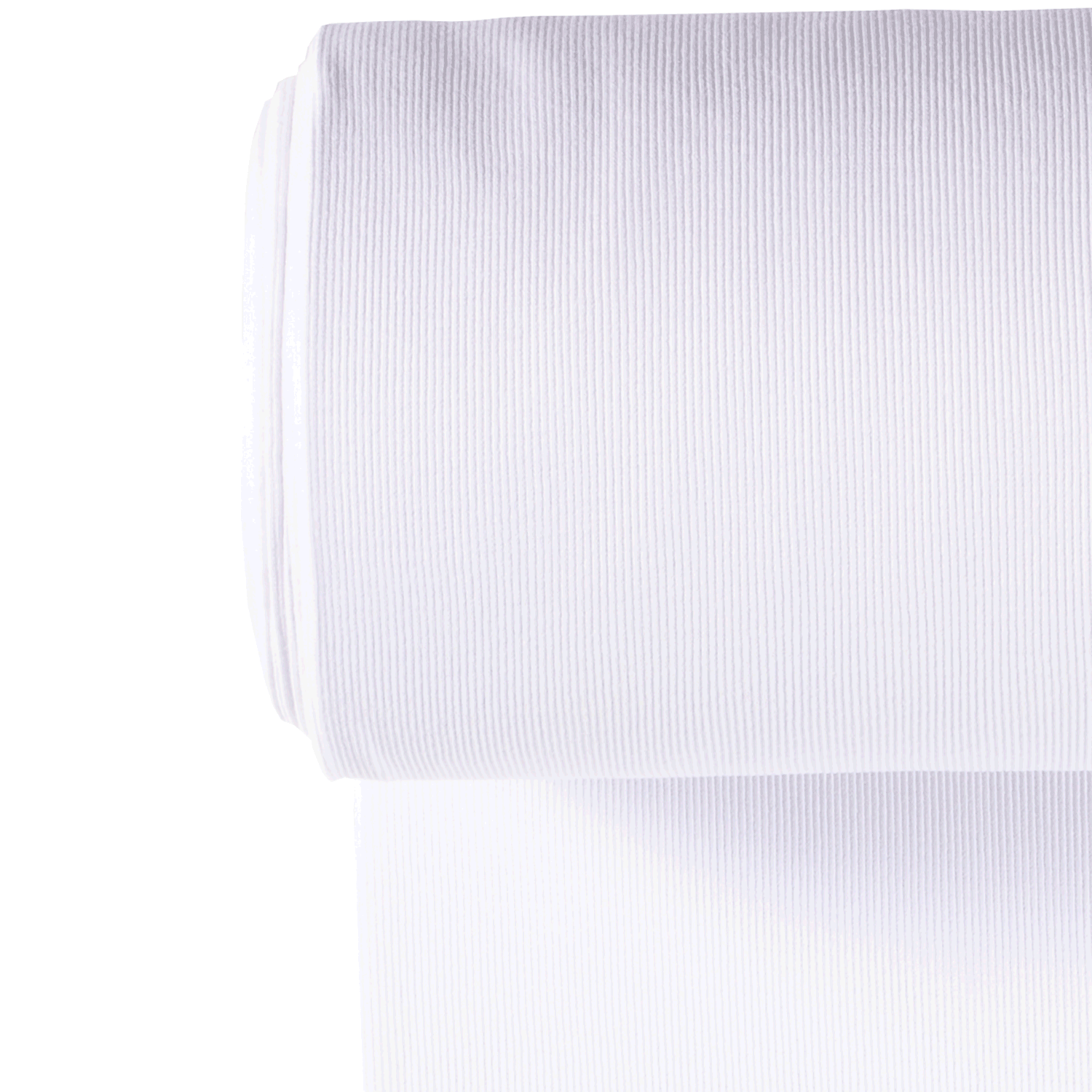 Ribbed Knit Fabric - White  Jelly Fabrics – Jelly Fabrics Ltd